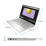 HP Envy x360 - FHD Touch - i5-1135G7 - 8GB RAM - 512GB SSD - Silver - Image 4